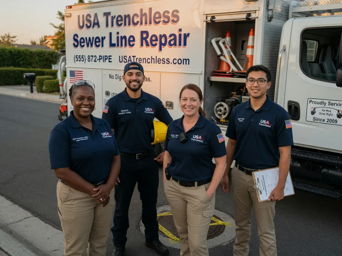 Sewer Line Repair company in Sondheimer, LA